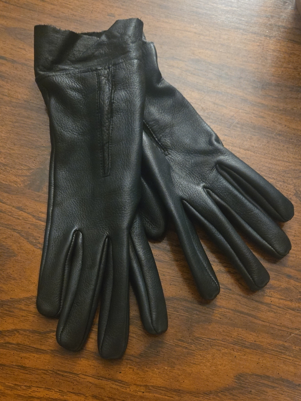 Classic Soft Black Leather Men’s Gloves Medium